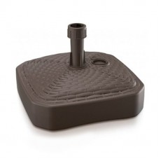 Suport pentru umbrela, Prosperplast, patrat, maro, 12 L, 39x39x13 cm