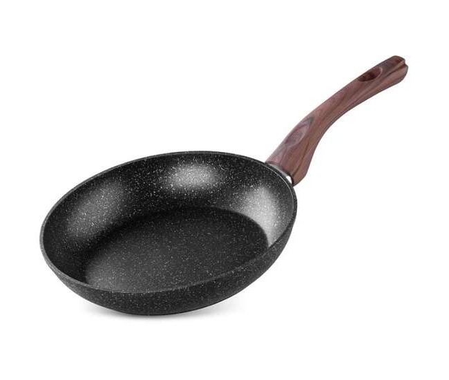 Tigaie clasica, 28 cm, antiaderenta, Black Marble Line, MagicHome Tigaie clasica, 28 cm, antiaderenta, Black Marble Line, MagicHome