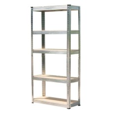 Raft depozitare, metalic, 5 polite, 175 kg, 90x40x180 cm