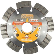 Disc diamantat segmentat, beton, caramida, taiere uscata, 115 mm/22.23 mm, Richmann Exclusive
