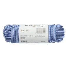 Franghie PP, impletita, alb si albastru, 8 mm, 25 m, Breckner Germany Franghie PP, impletita, alb si albastru, 8 mm, 25 m, Breckner Germany