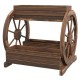 Jardiniera decorativa pentru flori, lemn, 2 nivele, tip caruta, 64x54x60 cm Jardiniera decorativa pentru flori, lemn, 2 nivele, tip caruta, 64x54x60 cm