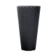 Ghiveci decorativ de flori, Prosperplast, Matuba Slim, rotund, inalt, 55 cm, antracit Ghiveci decorativ de flori, Prosperplast, Matuba Slim, rotund, inalt, 55 cm, antracit