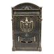 Cutie postala, auriu antic, 26x9x41 cm Cutie postala, auriu antic, 26x9x41 cm