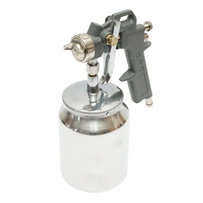 Pistol de vopsit cu aer comprimat, vas inferior, inox, 3 bar, 1 L, 1.5 mm, Breckner Germany