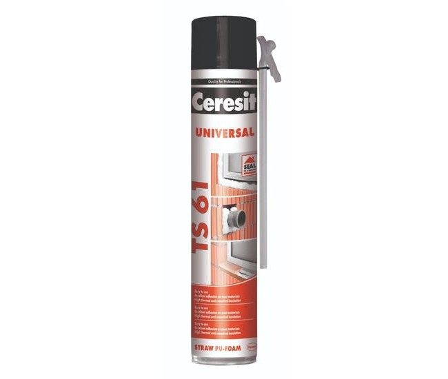 Spuma poliuretanica de montaj cu aplicator, 750 ml, TS 61, Ceresit Spuma poliuretanica de montaj cu aplicator, 750 ml, TS 61, Ceresit