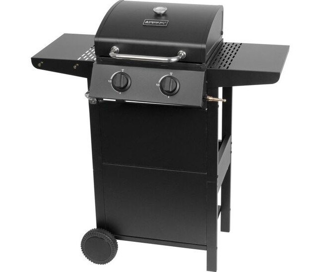 Gratar gradina, grill dreptunghiular, cu gaz, 2 arzatoare, cu roti, capac, rafturi, BBQ Andora Gratar gradina, grill dreptunghiular, cu gaz, 2 arzatoare, cu roti, capac, rafturi, BBQ Andora
