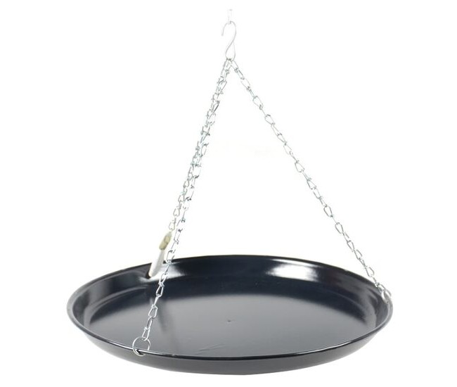 Tava rotunda emailata pentru gratar, suspendata cu lant, 44 cm, Perfect Home Tava rotunda emailata pentru gratar, suspendata cu lant, 44 cm, Perfect Home