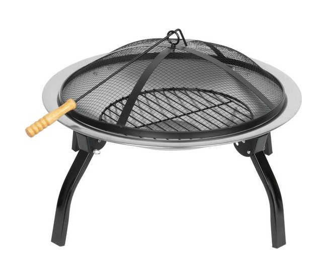 Vatra de foc cu gratar de gradina, grill rotund, metal, 57x40 cm, Strend Pro BBQ Mara Vatra de foc cu gratar de gradina, grill rotund, metal, 57x40 cm, Strend Pro BBQ Mara