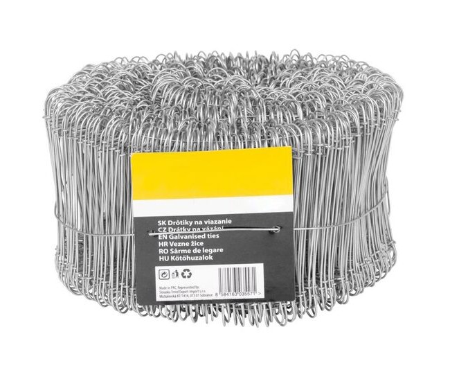Set 3000 bucle de sarma pentru legat otel beton, 1.1x140 mm Set 3000 bucle de sarma pentru legat otel beton, 1.1x140 mm