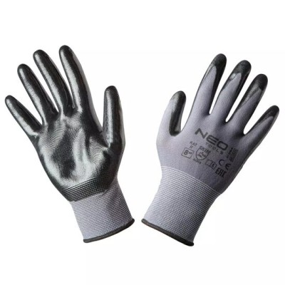 Manusi nylon acoperit cu nitril, NEO, marimea 9