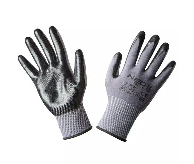 Manusi nylon acoperit cu nitril NEO, marimea 10 Manusi nylon acoperit cu nitril NEO, marimea 10