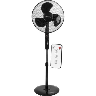 Ventilator cu picior pentru podea, 45 W, 3 viteze, telecomanda, inaltime reglabila, 100-125 cm, diametru 40 cm, Strend Pro