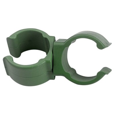 Conector plastic, pivotant, pentru araci de 11 mm, set 10 buc, verde