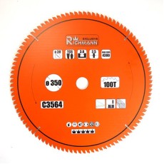 Disc circular vidia Multimaterial pentru aluminiu, lemn, 100 dinti, 350x30 mm, Richmann Exclusive