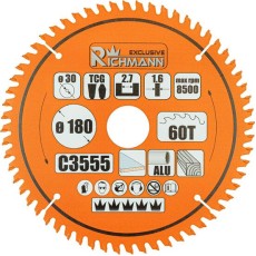 Disc circular vidia Multimaterial pentru aluminiu, lemn, 60 dinti, 180x30 mm, Richmann Exclusive