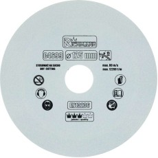 Disc diamantat pentru sticla, taiere uscata, 125x22.23 mm, Richmann