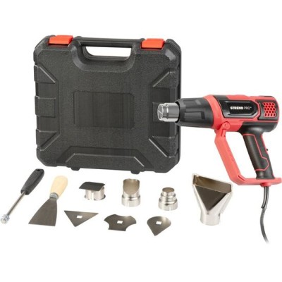 Pistol cu aer cald, 2000 W, cu accesorii, afisaj LCD, Strend Pro
