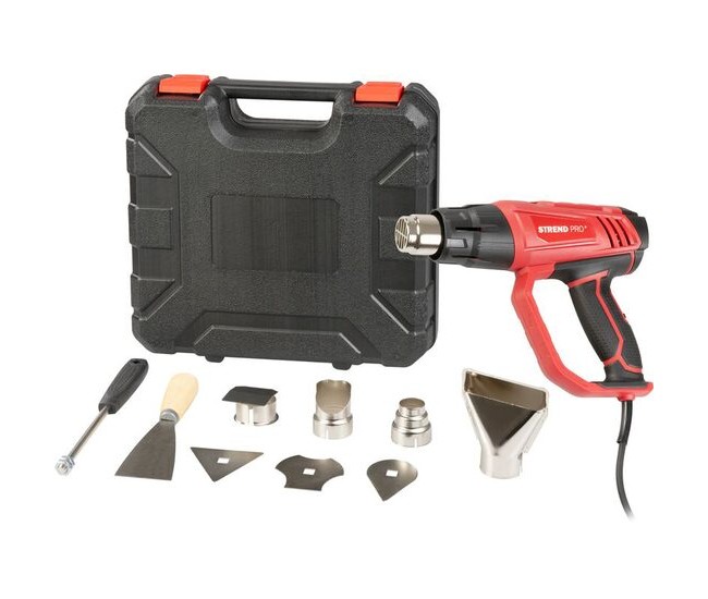 Pistol cu aer cald, 2000 W, cu accesorii, Strend Pro Pistol cu aer cald, 2000 W, cu accesorii, Strend Pro