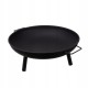 Vatra de foc, pentru gradina, metal, negru, 58x23 cm, Kaminer Vatra de foc, pentru gradina, metal, negru, 58x23 cm, Kaminer