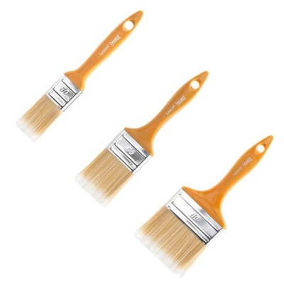 Set 3 pensule pentru lacuit si baituit, 30, 50, 80 mm, Beorol Wood Glazing