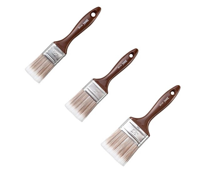 Set 3 pensule vopsele pentru lemn, 38, 50, 63 mm, Beorol Wood Painting