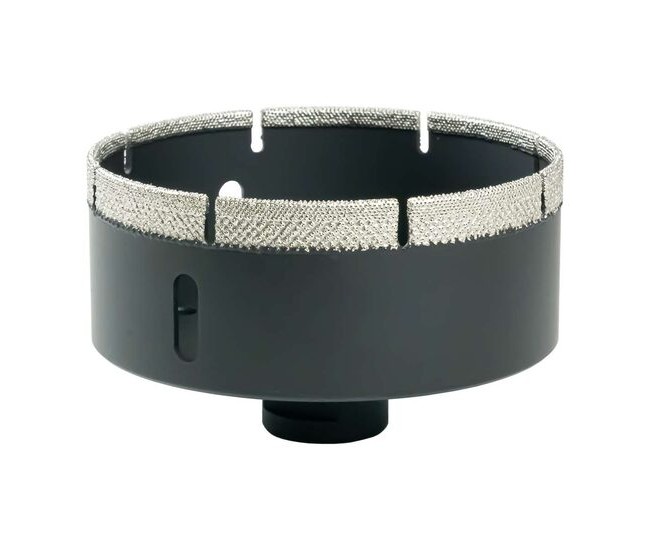 Carota diamantata, vacuum brazed, M14, 120 mm, Richmann Exclusive