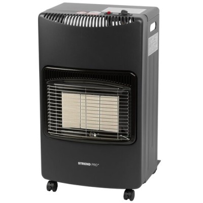 Incalzitor pe gaz, aprindere piezoelectrica, cu roti, furtun, regulator, 1.5-4.2 kW, 110-305 g/h, Strend Pro