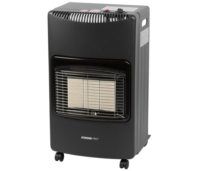 Incalzitor pe gaz, aprindere piezoelectrica, cu roti, furtun, regulator, 1.5-4.2 kW, 110-305 g/h, Strend Pro