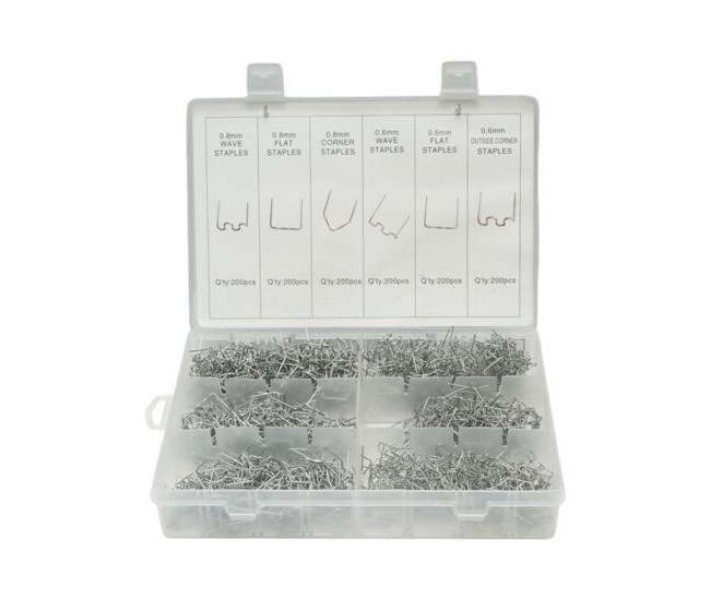 Set capse pentru pistol de lipit/sudat plastic, 1200 buc, Breckner Germany