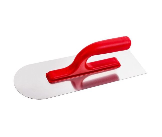 Gletiera inox, semirotunda, 11x32 cm, 0.7 mm, maner plastic, Strend Pro