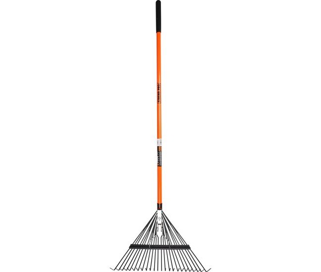 Grebla pentru frunze, gradina, coada din fibra de sticla, 24 dinti, 122.5 cm, Strend Pro