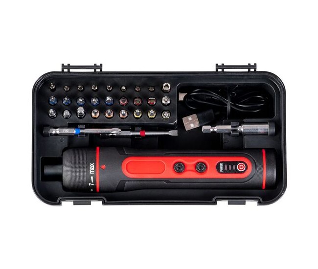 Set varfuri, biti, cu surubelnita electrica, 3.6 V, 27 buc, 25 mm, Strend Pro Set varfuri, biti, cu surubelnita electrica, 3.6 V, 27 buc, 25 mm, Strend Pro