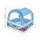 Piscina gonflabila pentru copii, patrata, cu acoperis, model coral, 147x147x122 cm, Bestway Piscina gonflabila pentru copii, patrata, cu acoperis, model coral, 147x147x122 cm, Bestway