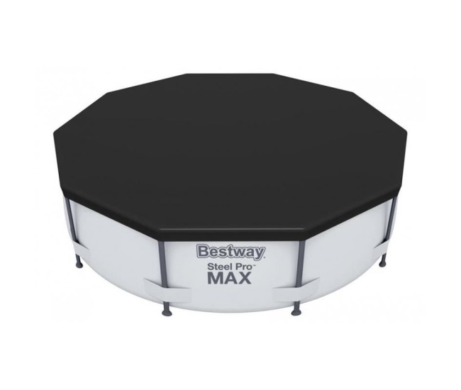 Prelata acoperire piscina, PVC, neagra, 305 cm, Bestway