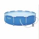Piscina structura metalica, rotunda, cu filtru, albastru, 366x76 cm, Bestway Steel Pro Piscina structura metalica, rotunda, cu filtru, albastru, 366x76 cm, Bestway Steel Pro