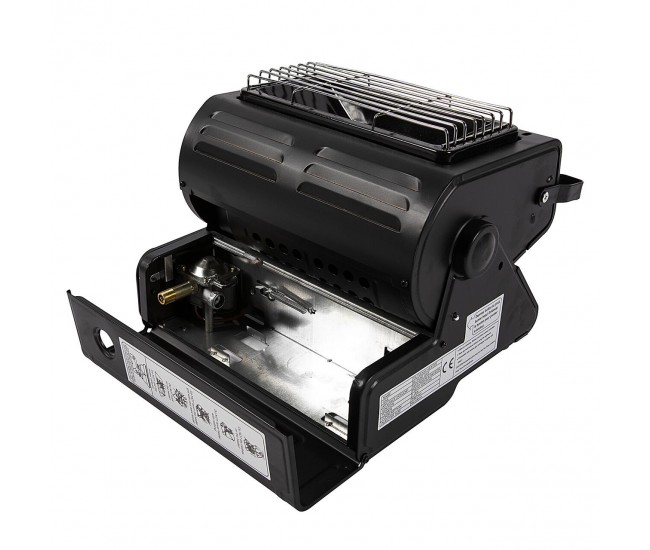 Aragaz camping, portabil, Micul Fermier, 2 in 1, incalzitor, 1.3 kW, un arzator, aprindere piezo-electrica, 29x24x27 cm Aragaz camping, portabil, Micul Fermier, 2 in 1, incalzitor, 1.3 kW, un arzator, aprindere piezo-electrica, 29x24x27 cm