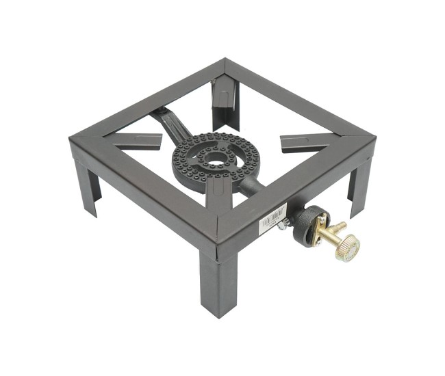 Arzator cu gaz pentru gatit, fonta, 25x25x10 cm Arzator cu gaz pentru gatit, fonta, 25x25x10 cm