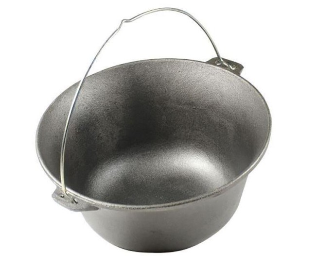 Set ceaun fonta cu capac emailat, 14.5 L, Premium