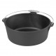 Oala de fonta cu maner din inox, 7.22 L, 30x13 cm, MagicHome Oala de fonta cu maner din inox, 7.22 L, 30x13 cm, MagicHome