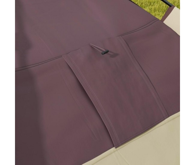 Cort camping, 2 persoane, impermeabil, cu ferestre, geanta, kaki si visiniu, 206x185x120 cm Cort camping, 2 persoane, impermeabil, cu ferestre, geanta, kaki si visiniu, 206x185x120 cm