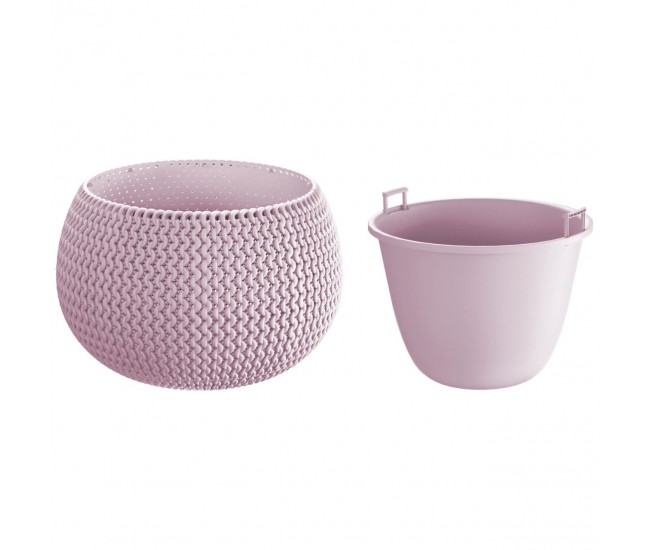 Ghiveci decorativ pentru flori, rotund, mov, 29x19.5 cm, Splofy Bowl Ghiveci decorativ pentru flori, rotund, mov, 29x19.5 cm, Splofy Bowl