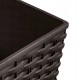 Ghiveci de flori, Prosperplast, Rato Low, patrat, imitatie ratan, maro, 22.3x22.3x22.8 cm Ghiveci de flori, Prosperplast, Rato Low, patrat, imitatie ratan, maro, 22.3x22.3x22.8 cm