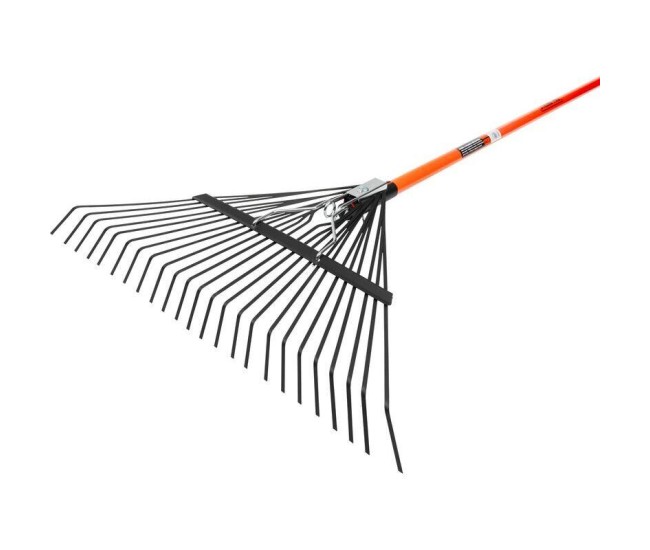 Grebla pentru frunze, gradina, coada din fibra de sticla, 24 dinti, 122.5 cm, Strend Pro