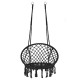Hamac brazilian, tip scaun, Springos, negru, max 150kg, 79x80x120 cm Hamac brazilian, tip scaun, Springos, negru, max 150kg, 79x80x120 cm