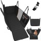 Husa bancheta auto pentru protectie si transport caini si pisici, impermeabila, negru, 135x140 cm Husa bancheta auto pentru protectie si transport caini si pisici, impermeabila, negru, 135x140 cm