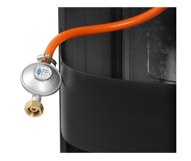 Incalzitor pe gaz, aprindere piezoelectrica, cu roti, furtun, regulator, 1.5-4.2 kW, 110-305 g/h, Strend Pro