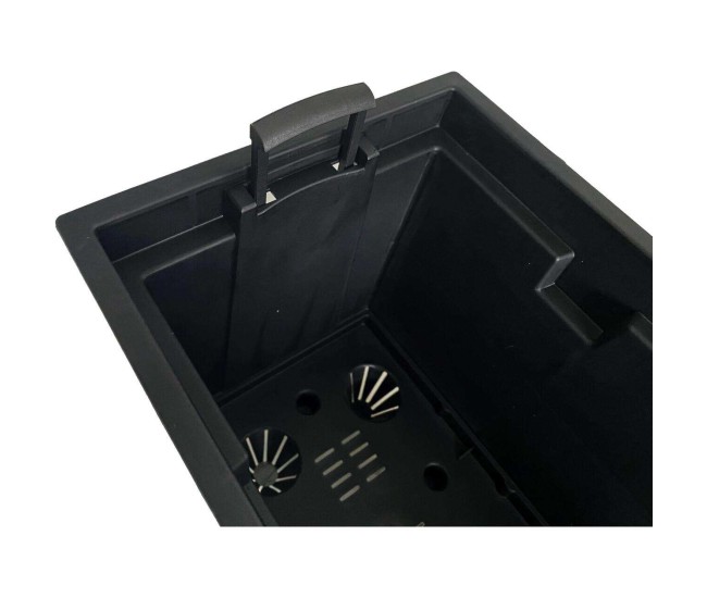 Jardiniera decorativa, Urbi Case Beton Effect, 58x18x49.8 cm, gri deschis, Prosperplast