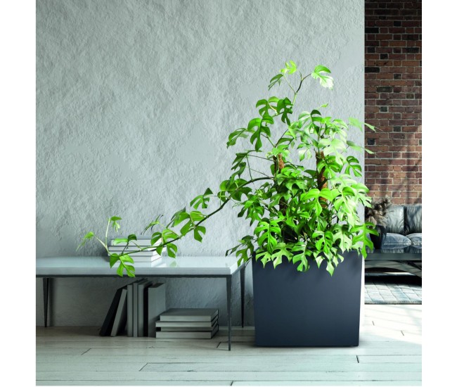 Jardiniera decorativa, antracit, 58x18x49.8 cm, Urbi Case