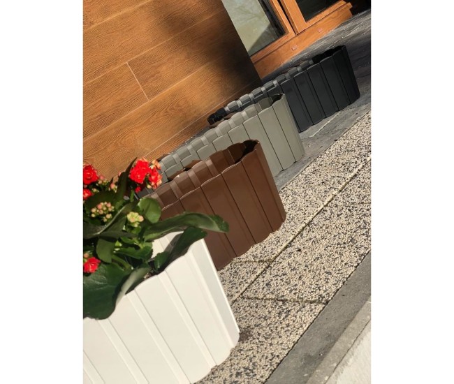 Jardiniera decorativa, suport plastic, alb, 4.9 L, 38.3x21.2x13 cm, Boardee Hook Jardiniera decorativa, suport plastic, alb, 4.9 L, 38.3x21.2x13 cm, Boardee Hook